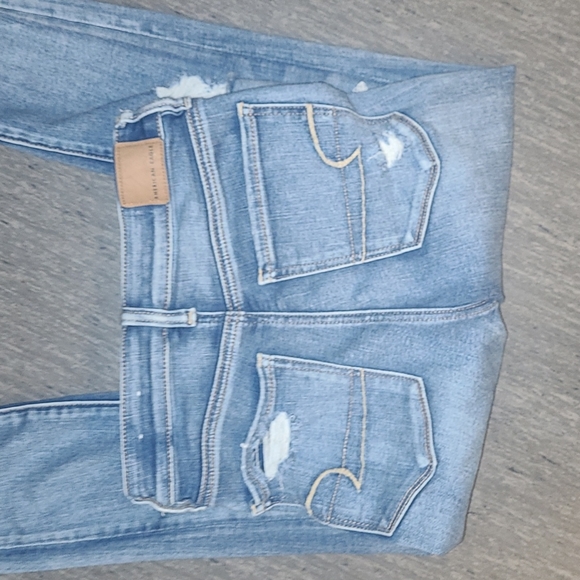 American Eagle super high waist jeggings. Sz 2 - Picture 6 of 8